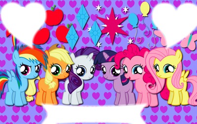 My little pony Photo frame effect