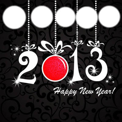 happy new year 2013 Fotomontage