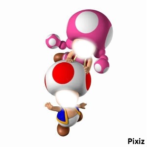 toad toadette Photo frame effect