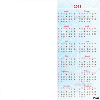 Calendar 2013 Фотомонтаж
