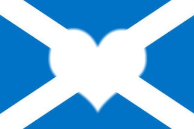 Scotland flag Valokuvamontaasi