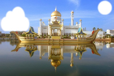 Mosquée Brunei Fotomontaža