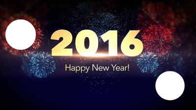 happy new year 2016 Fotoğraf editörü