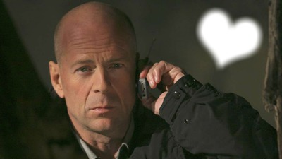 Bruce Willis Photo frame effect