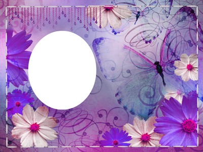 BUTTERFLY Photo frame effect
