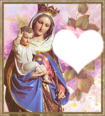 vierge marie Fotomontage