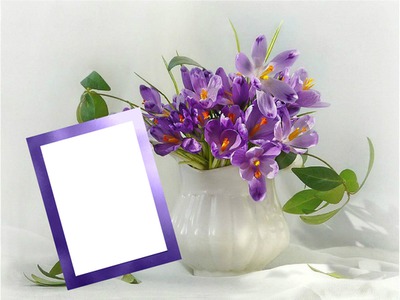Bouquet de printemps Fotomontage