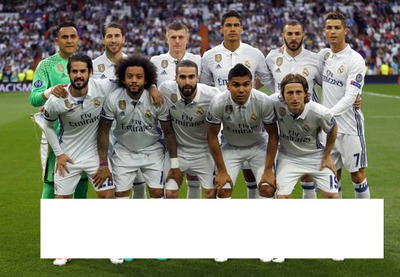 Real Madrid Montaje fotografico