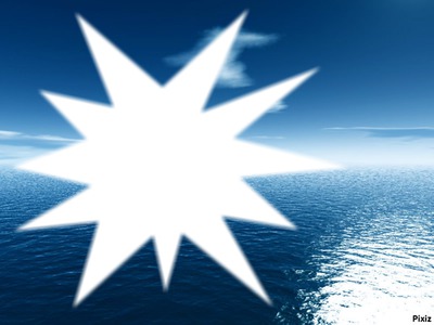 mer bleu Montaje fotografico