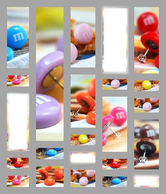 m&ms Photo frame effect