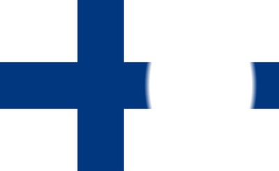 Finland flag Fotomontage