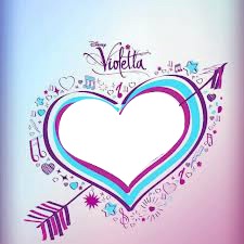 Corazon De Logo Violetta Fotomontáž