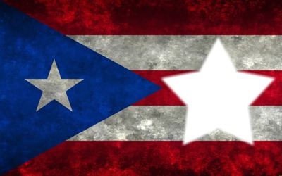 Puerto Rico Flag Fotomontaż
