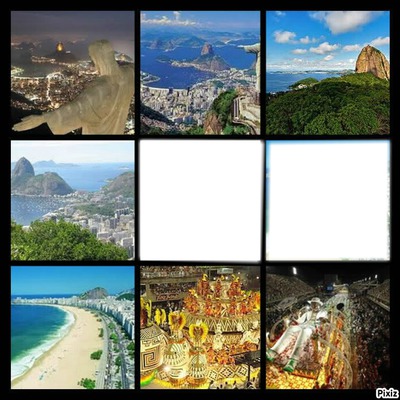 Rio De Janeiro Valokuvamontaasi