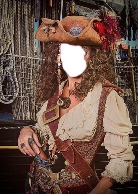 Femme Pirate Фотомонтажа