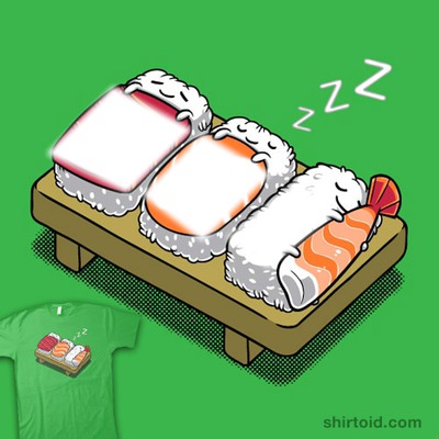 sushi フォトモンタージュ