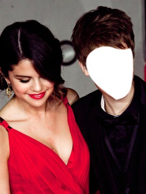 Selena and Justin Fotomontaža