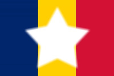 Chad flag Valokuvamontaasi