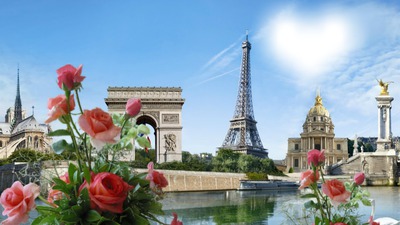 J'aime Paris ! Photomontage