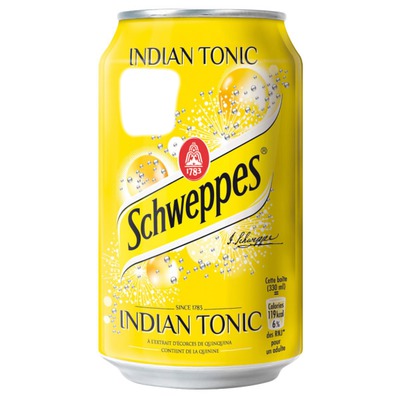 Schweppes Indiana Tonic Fotomontaggio