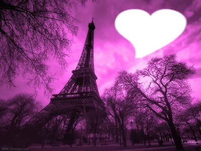 love in paris Montage photo
