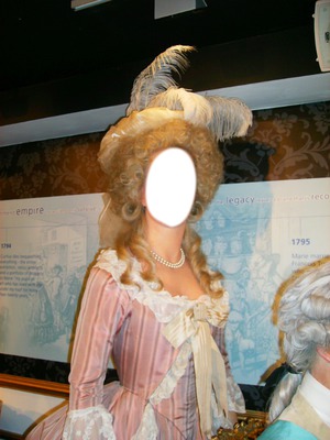 Marie-Antoinette Photo frame effect