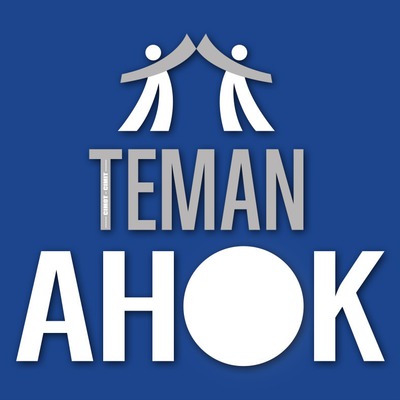 TEMAN AHOK BIRU Photomontage