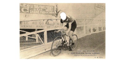 cycliste Photo frame effect
