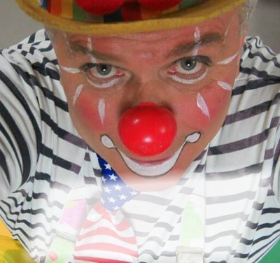 tête de clown Montage photo