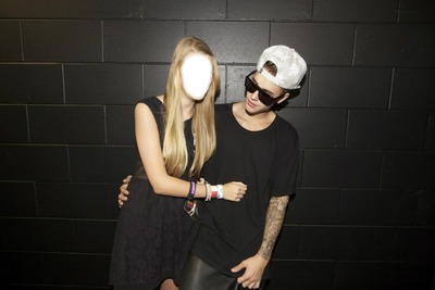 Justin Bieber and you Фотомонтаж