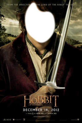 The Hobbit Poster Fotomontaż
