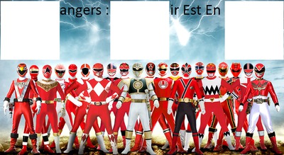 les powers rangers Fotomontáž