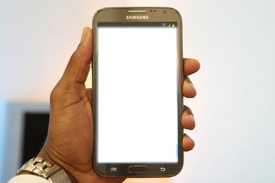 Samsung Galaxy Note II Fotomontage