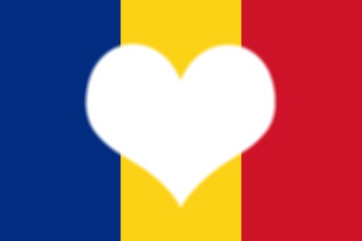 Romania flag Фотомонтаж