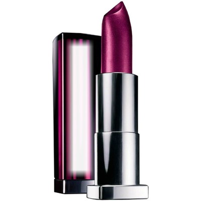 Maybelline Color Sensational Purple Lipstick Fotomontage