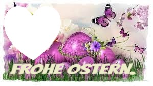 frohe ostern Fotomontage