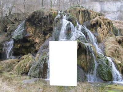 cascade  des tufs Fotomontasje