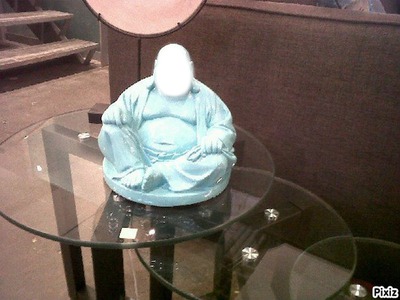 Bouddha Photo frame effect