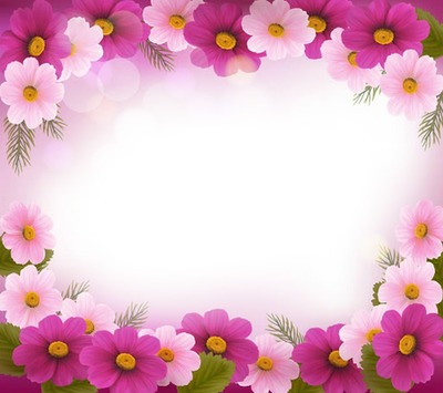 flower frame Fotomontáž