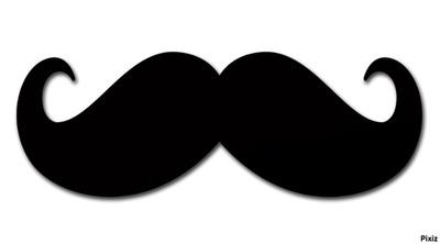 moustache Fotomontaža