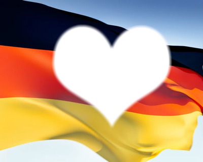 Germany flag Фотомонтажа