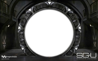 Porte des étoiles (SGU) Photo frame effect