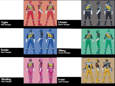 power rangers dino charge Fotomontage