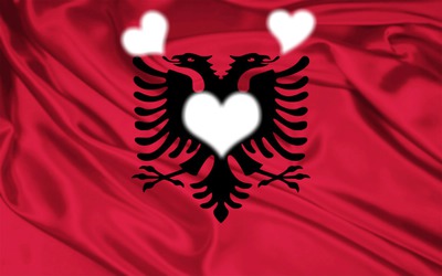 i love albania Fotomontasje
