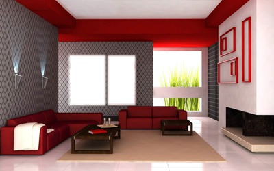 living room Fotomontáž