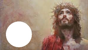 JESUS CON CORONA Фотомонтажа