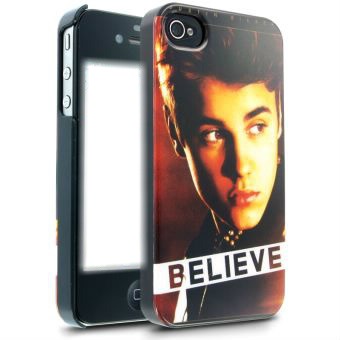 celular de Justin Bieber Fotomontaggio