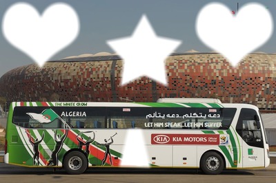 Bus Algerie Fotomontaż