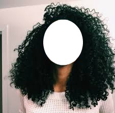 uma mulher de cabelos negros Photomontage