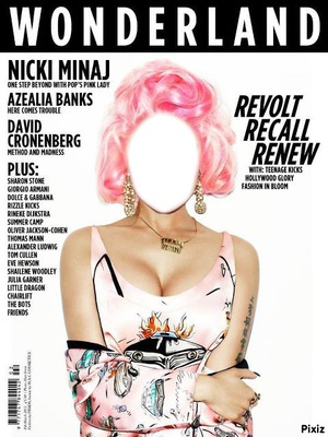 Nicki Minaj Photo frame effect